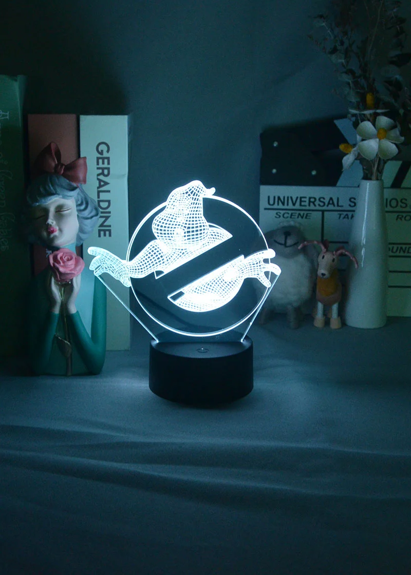 3D LED Nachtlicht Ghostbusters