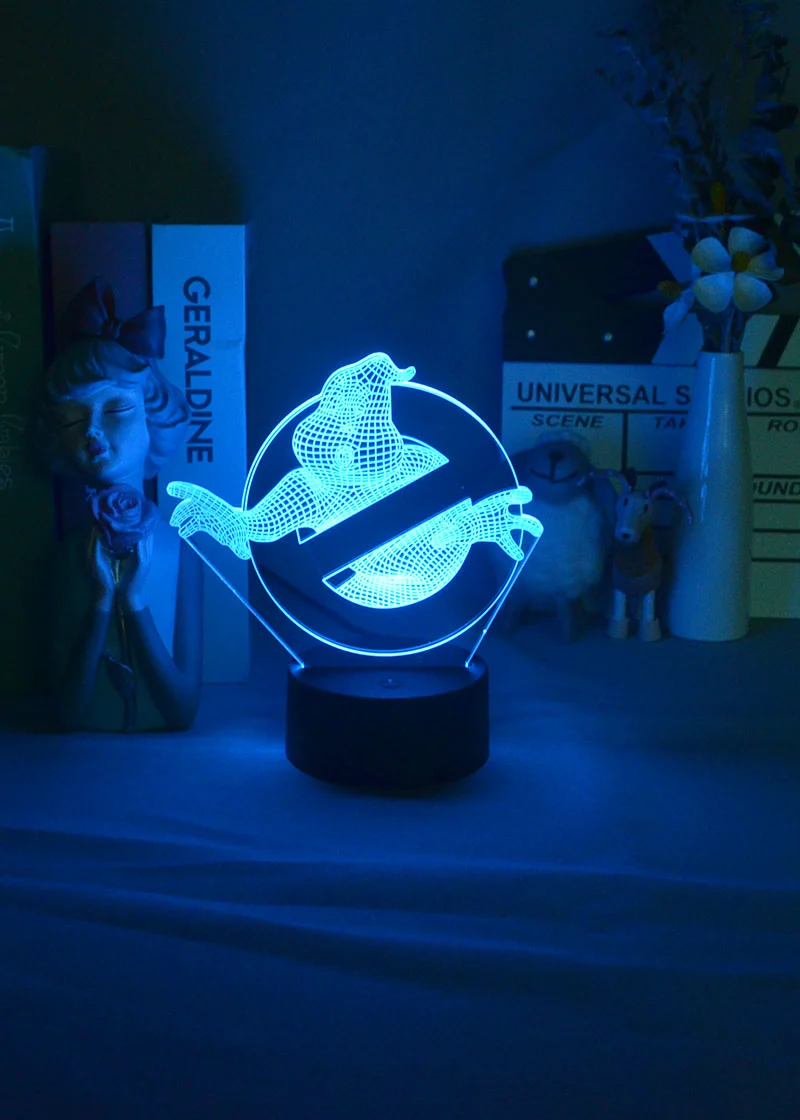 3D LED Nachtlicht Ghostbusters