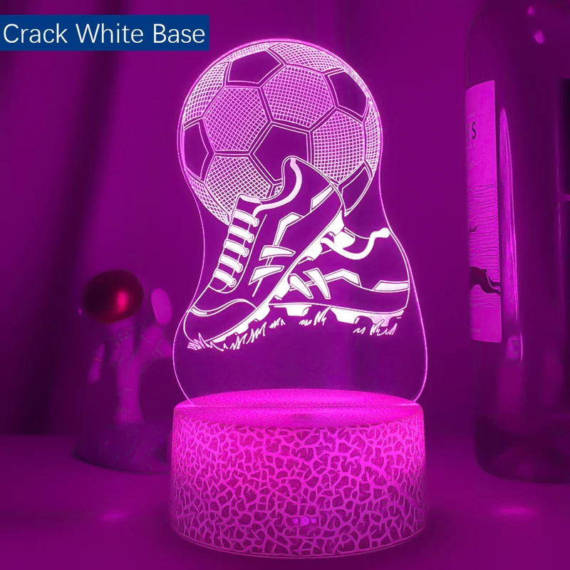 Tolles Nachtlicht mit Fussball Motiv - mit Farbwechsel und 3D Effekt