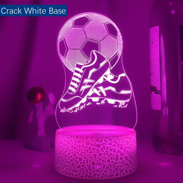 Tolles Nachtlicht mit Fussball Motiv - mit Farbwechsel und 3D Effekt