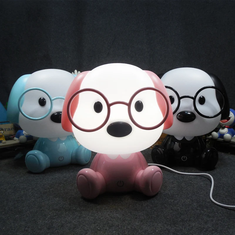 Niedliche Nacht Lampe it Welpen Hunde Motiv