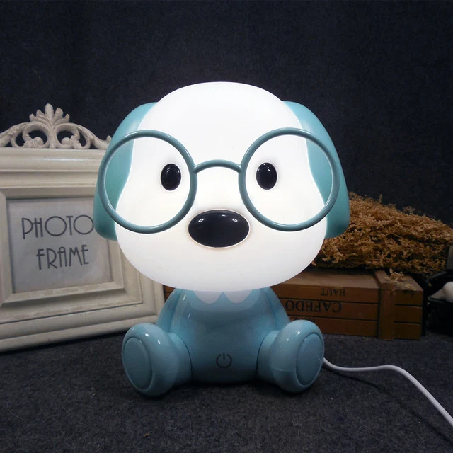Niedliche Nacht Lampe it Welpen Hunde Motiv