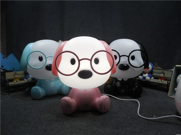 Niedliche Nacht Lampe it Welpen Hunde Motiv