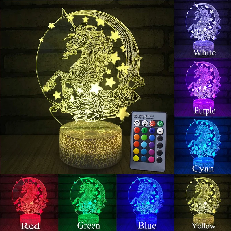 Einhorn LED-Nacht Lampe