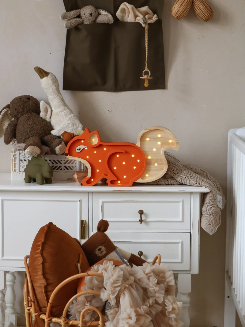 Little Lights Squirrel Night Light | Ginger Wood
