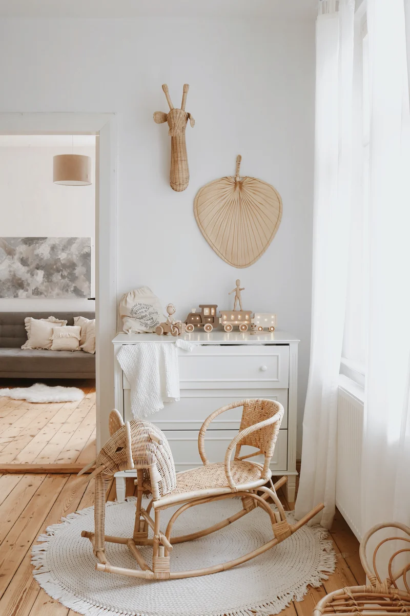 Little Lights Train Night Light | Coffee Cream