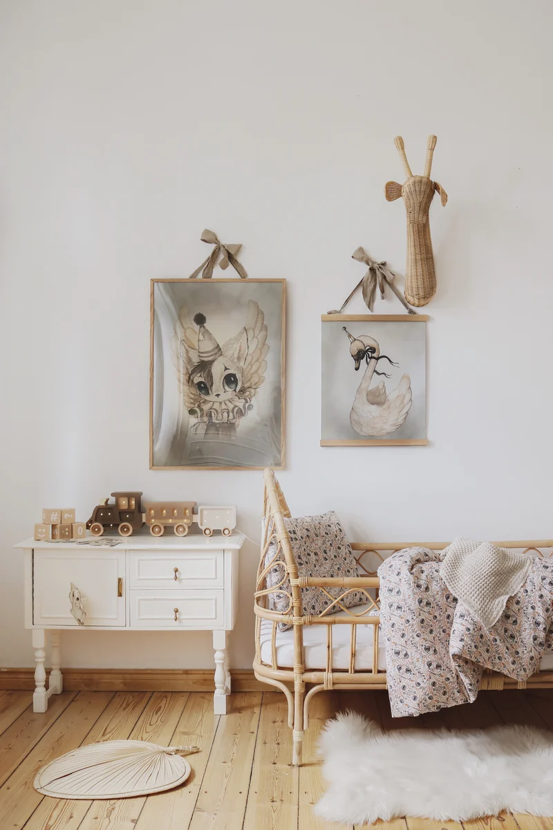 Little Lights Train Night Light | Coffee Cream