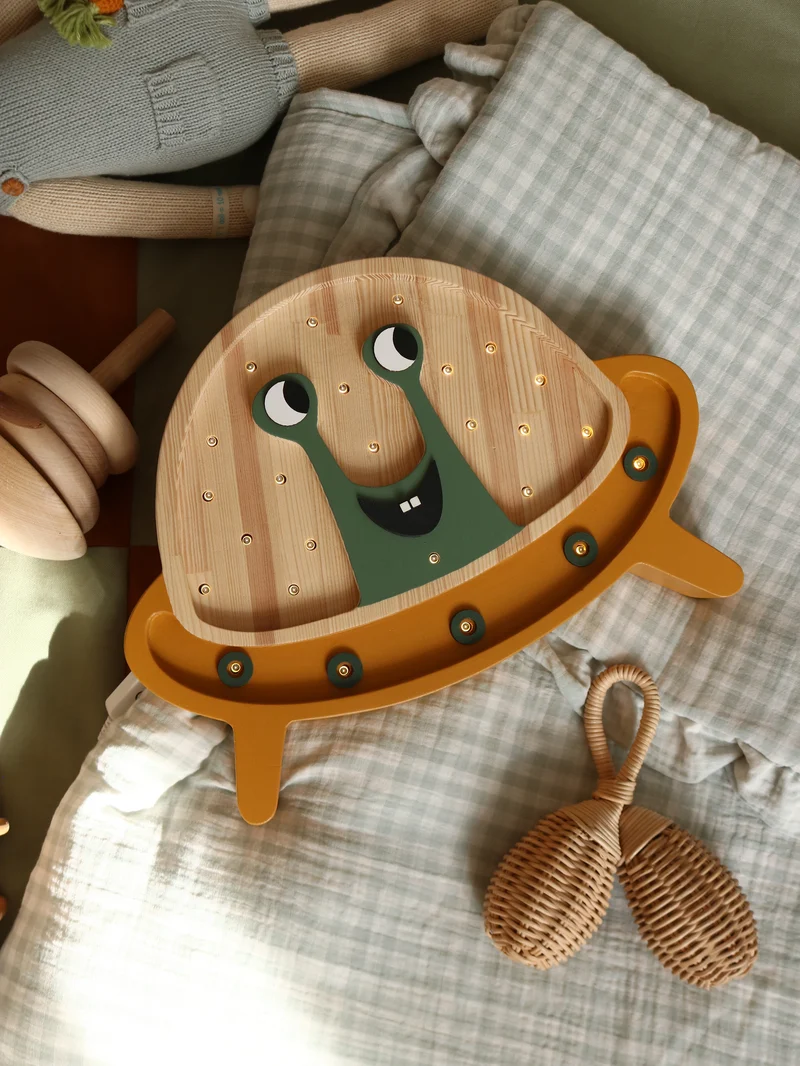 Little Lights UFO Night Light | Mustard