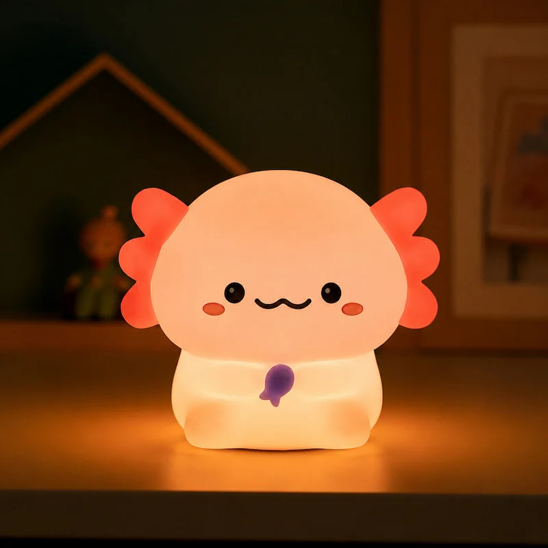 Veilleuse axolotl bébé - BabyAxo