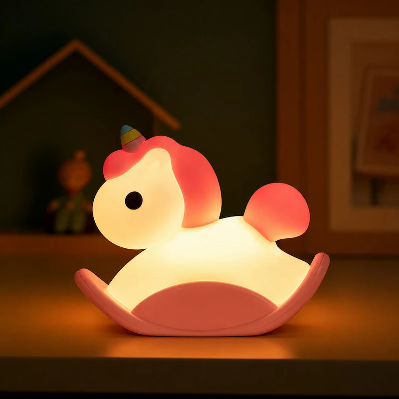 Veilleuse Licorne silicone pour bébé