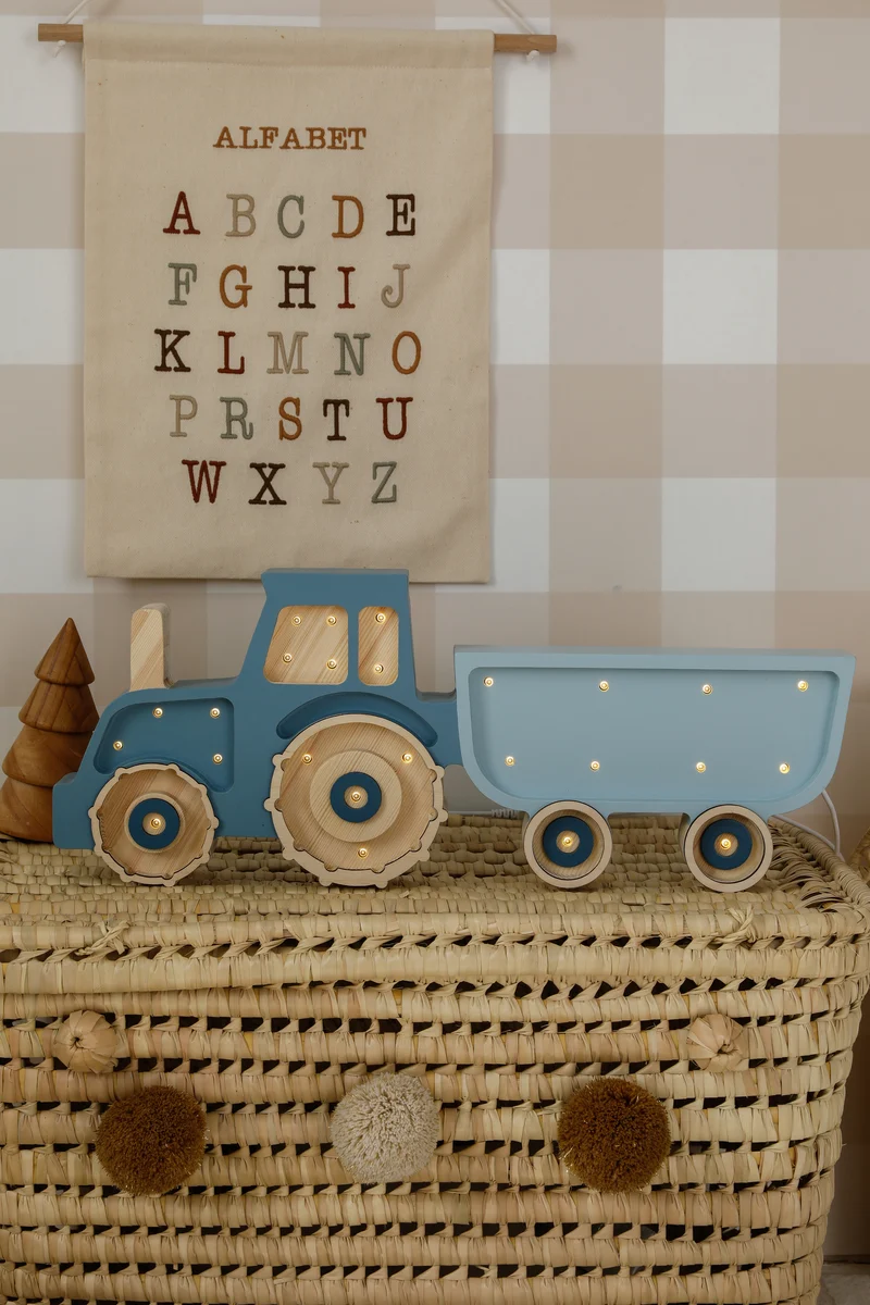 Little Lights Tractor Night Light | Blue