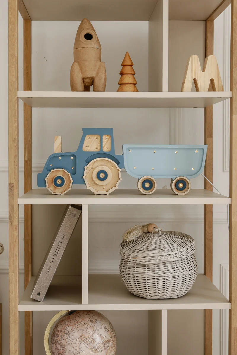 Little Lights Tractor Night Light | Blue