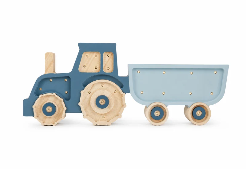 Little Lights Tractor Night Light | Blue