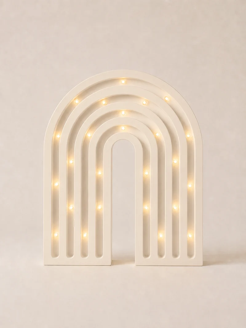Arch Rainbow Lamp | Beige