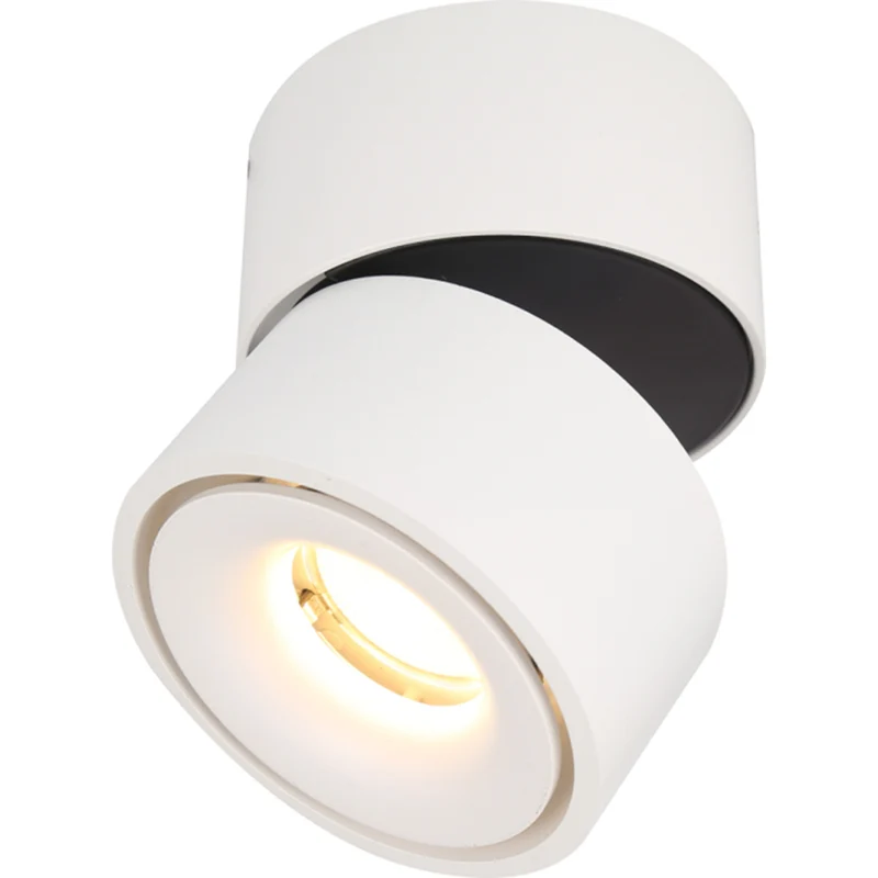 EXTRA R LED-Aufbaudownlight – 90° kippbar und 350° drehbar