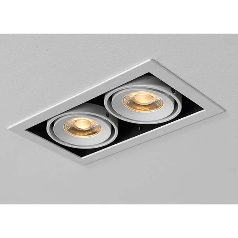 CUBE SLIM LED-Einbauspots – 52 mm Einbautiefe, 1 bis 3 Spots
