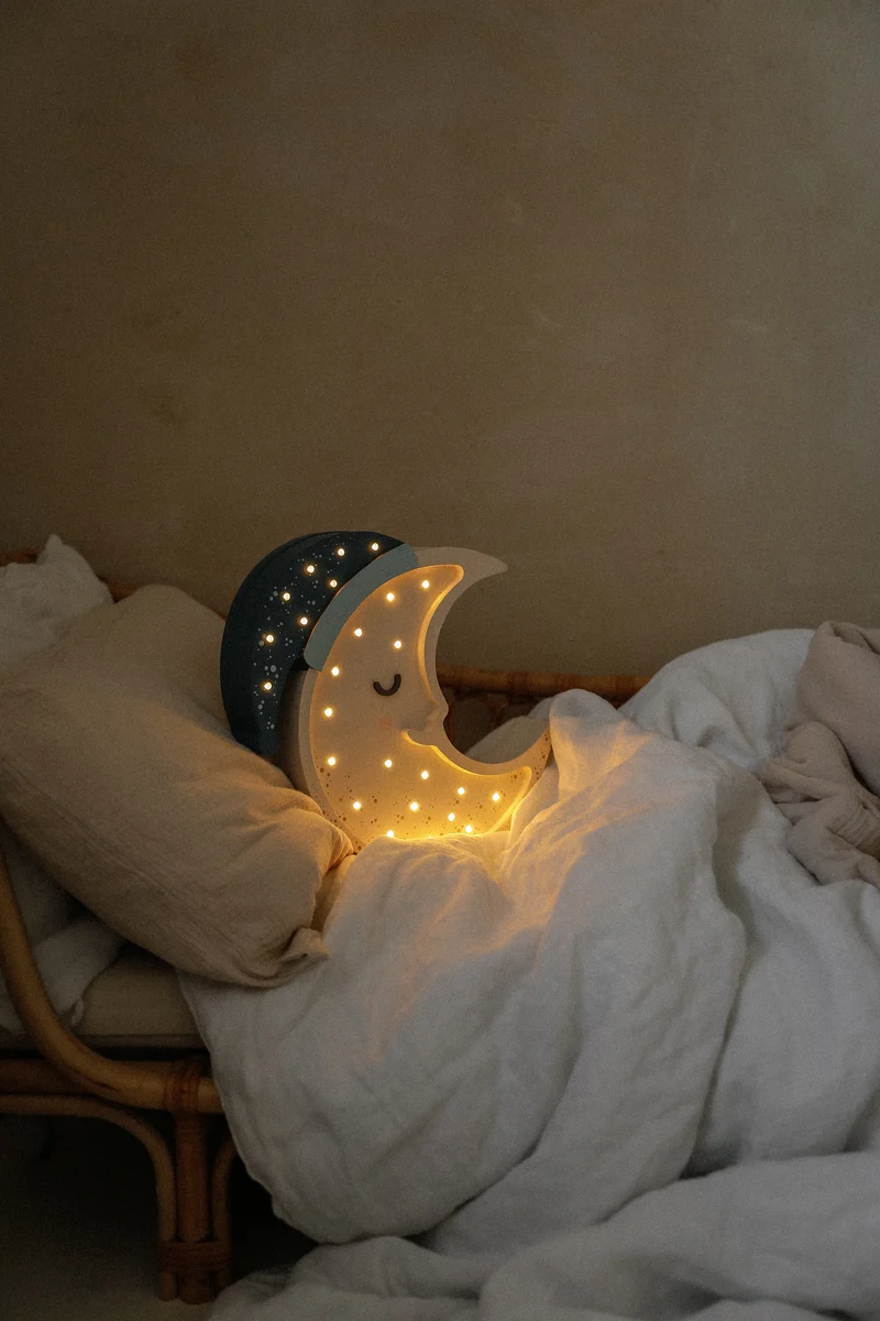 Little Lights Moon Night Light | Midnight Blue