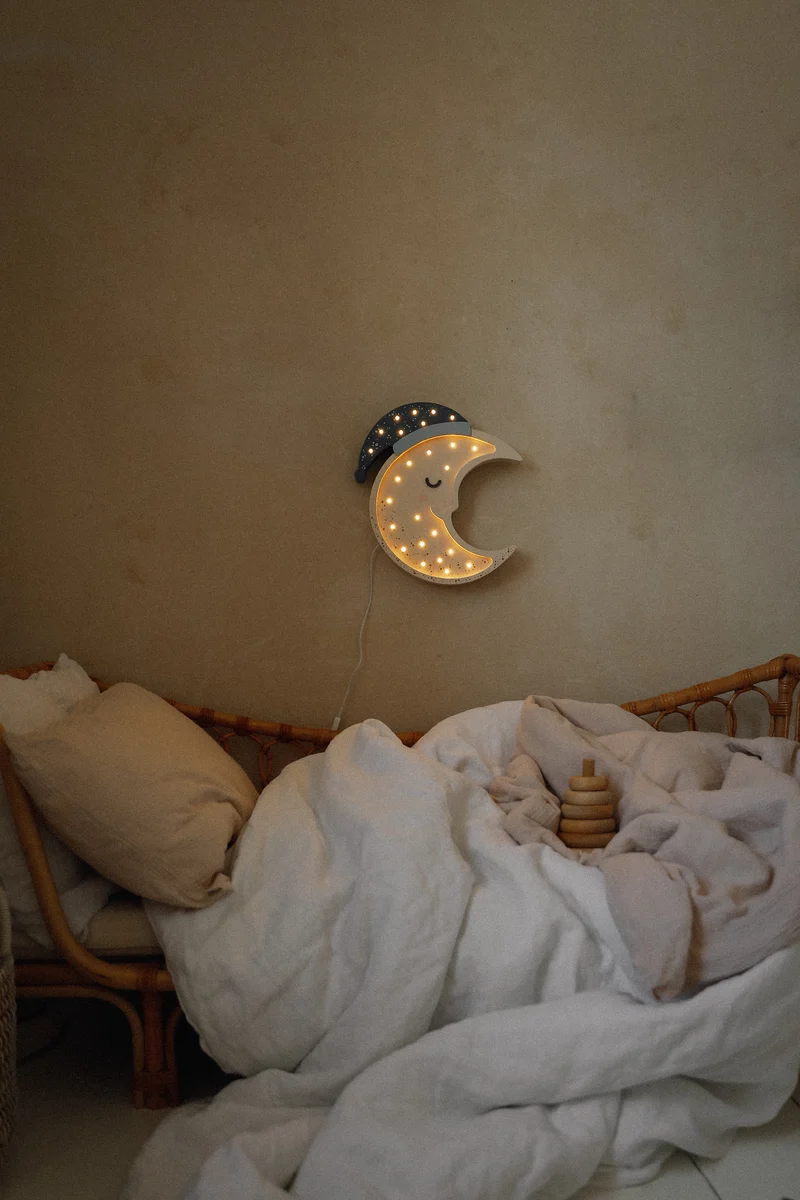 Little Lights Moon Night Light | Midnight Blue