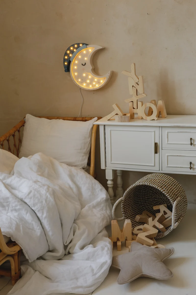 Little Lights Moon Night Light | Midnight Blue
