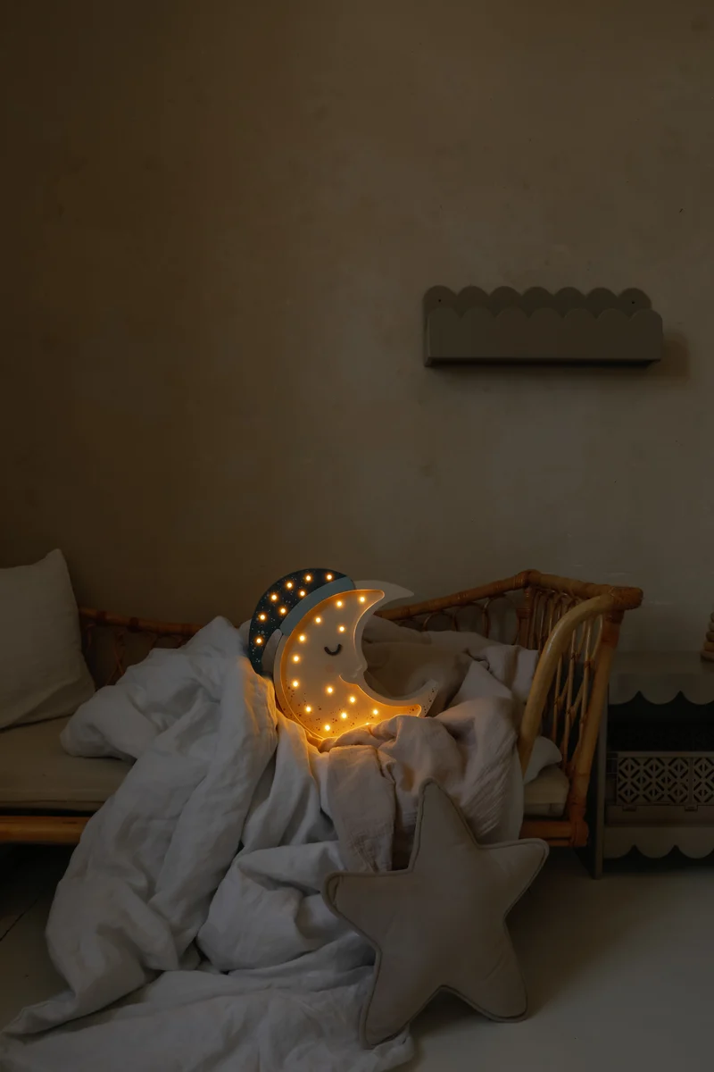 Little Lights Moon Night Light | Midnight Blue