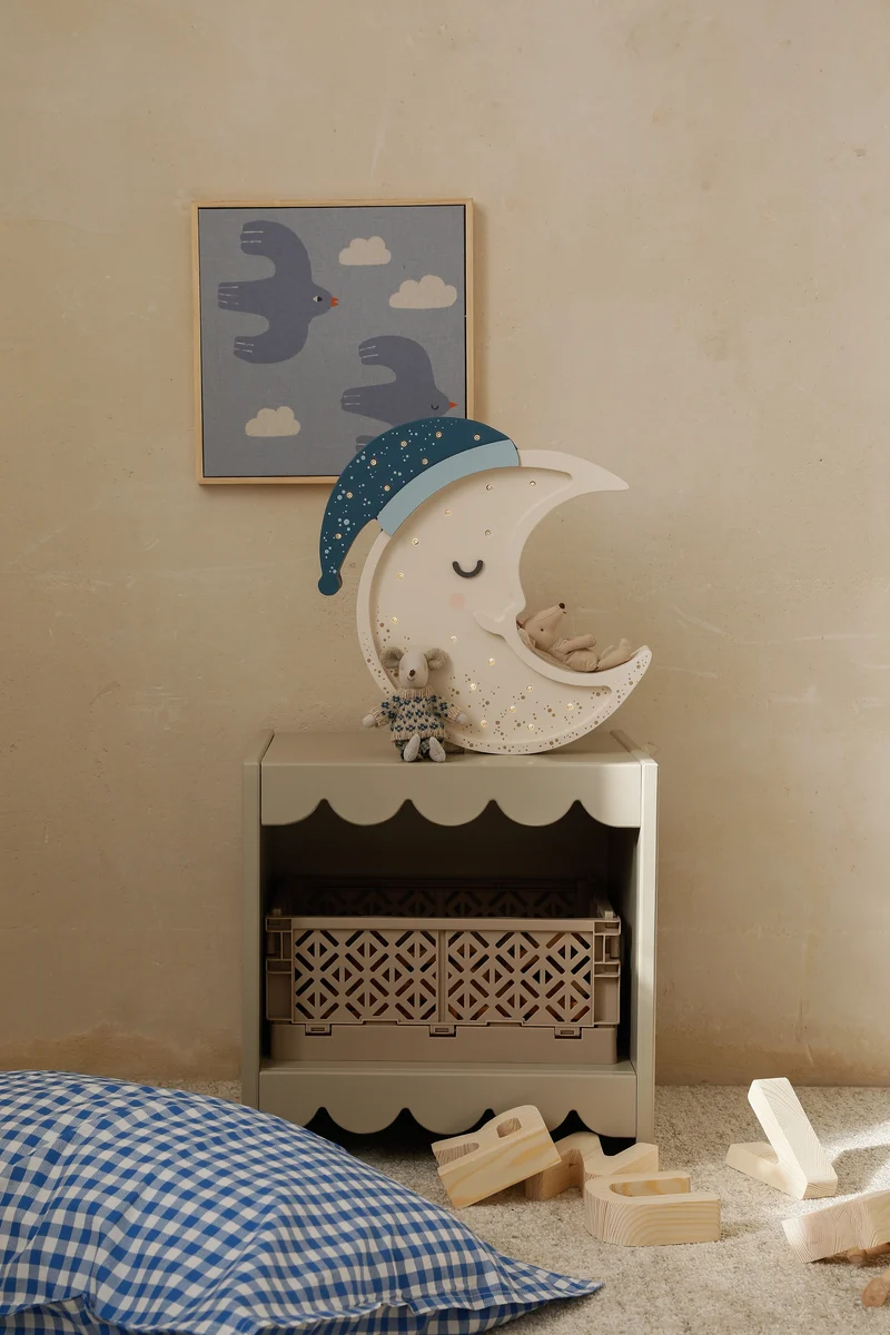 Little Lights Moon Night Light | Midnight Blue