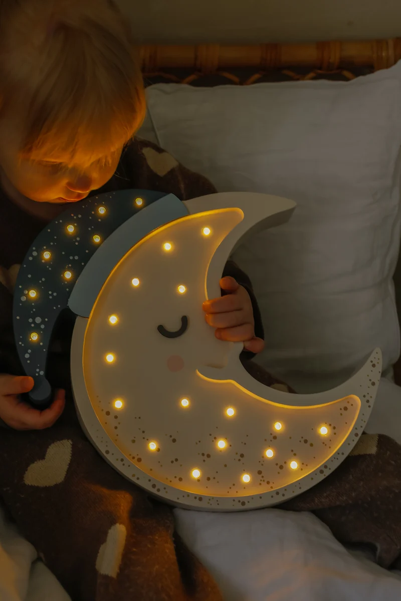 Little Lights Moon Night Light | Midnight Blue
