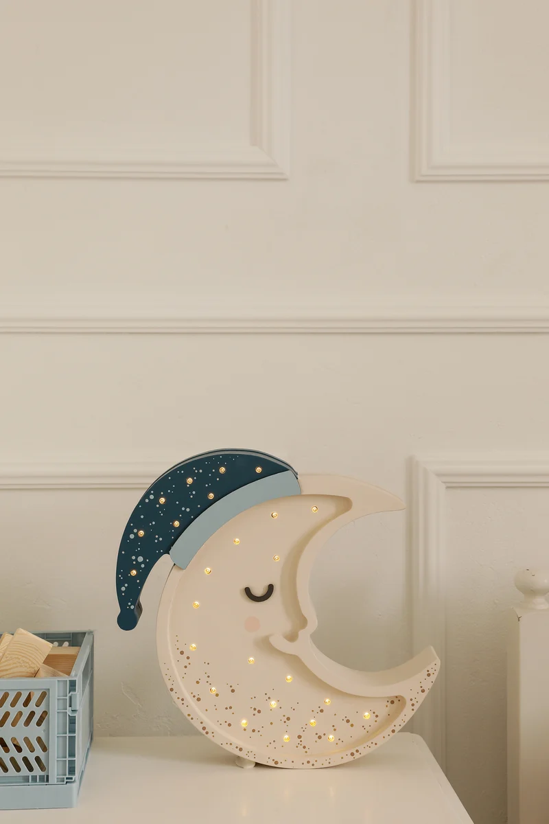 Little Lights Moon Night Light | Midnight Blue