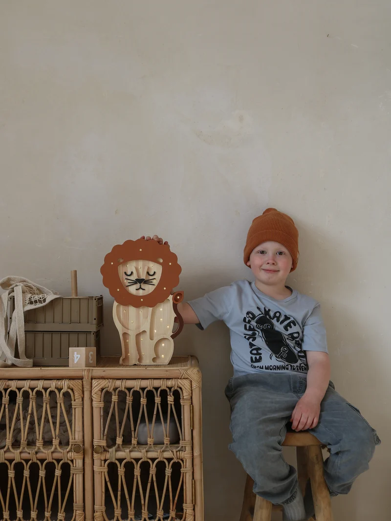 Little Lights Lion Night Light | Serengeti Wood