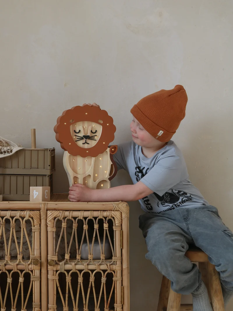Little Lights Lion Night Light | Serengeti Wood