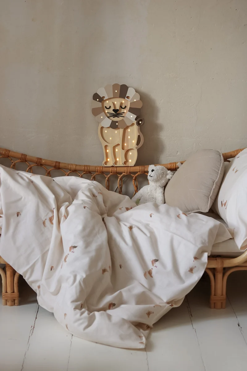 Little Lights Lion Night Light | Cappuccino Rainbow
