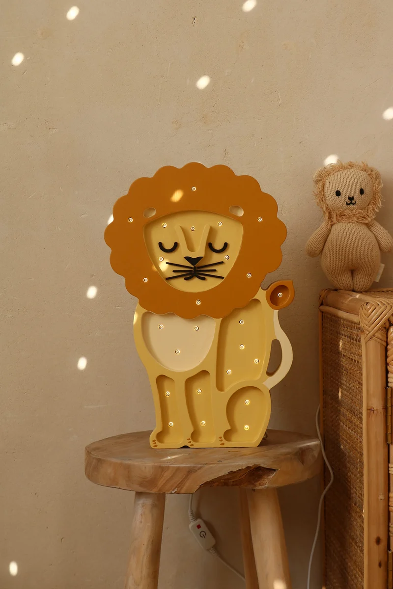 Little Lights Lion Night Light | African Yellow