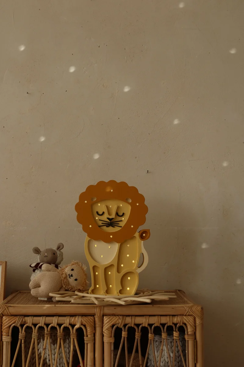 Little Lights Lion Night Light | African Yellow