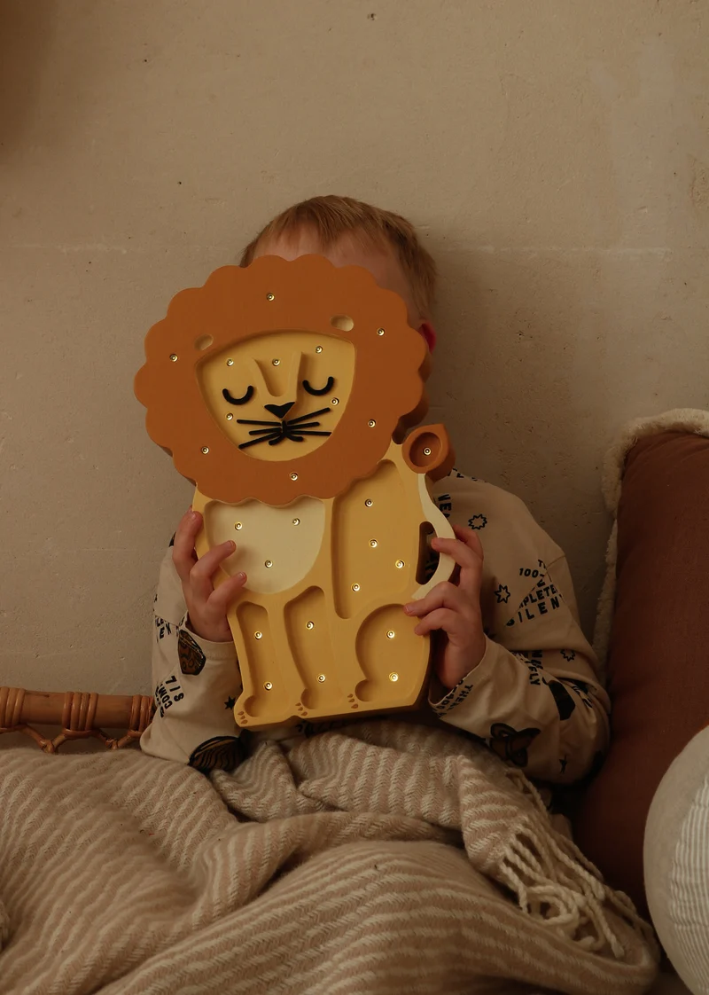 Little Lights Lion Night Light | African Yellow