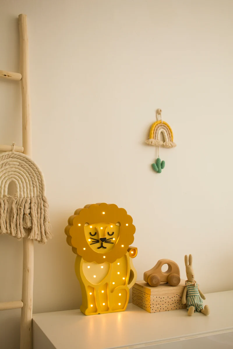 Little Lights Lion Night Light | African Yellow