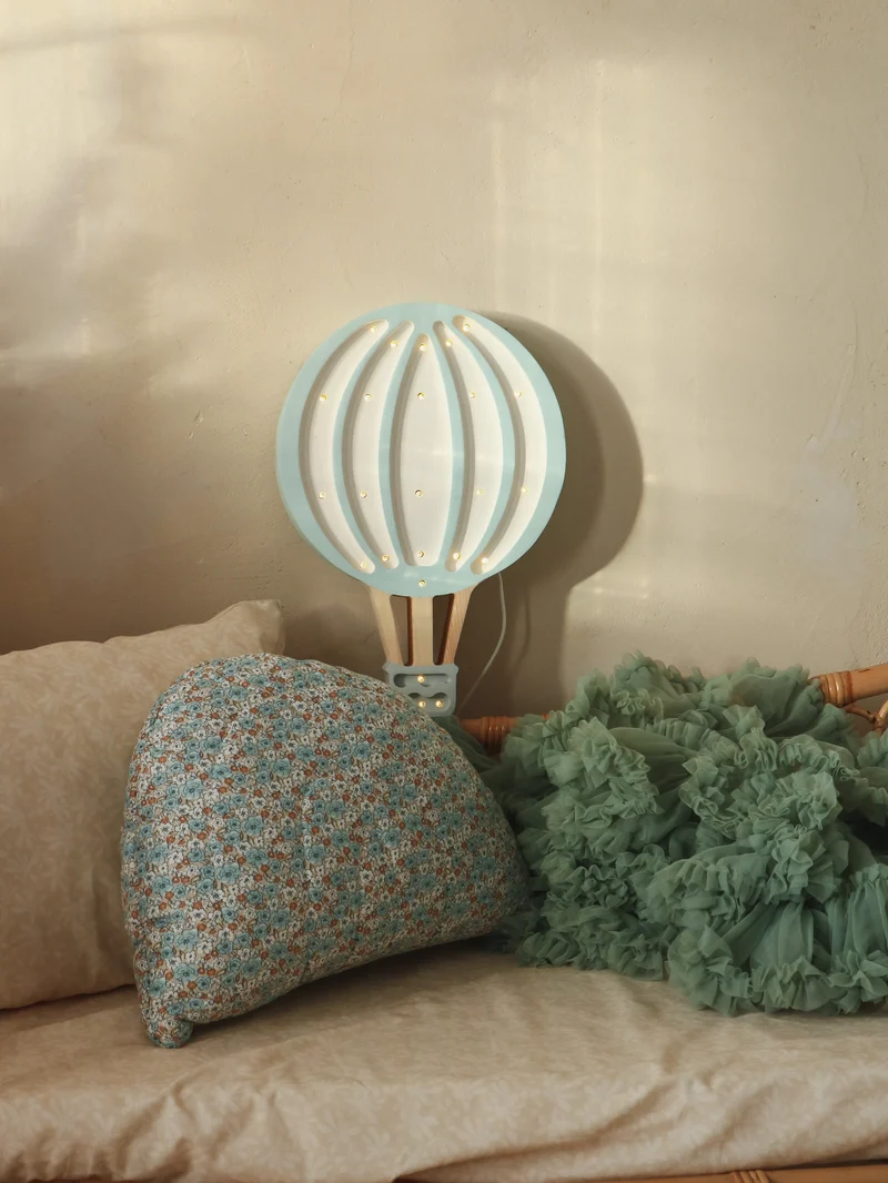 Little Lights Hot Air Balloon Night Light | Blue Sky
