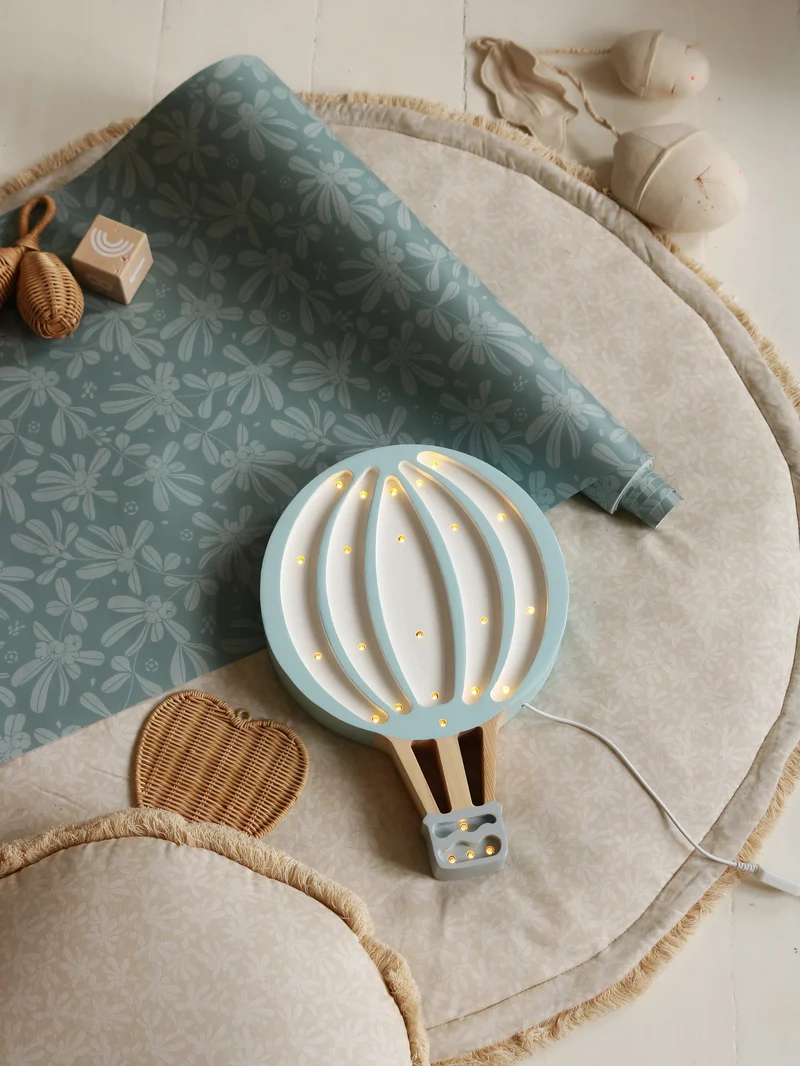 Little Lights Hot Air Balloon Night Light | Blue Sky