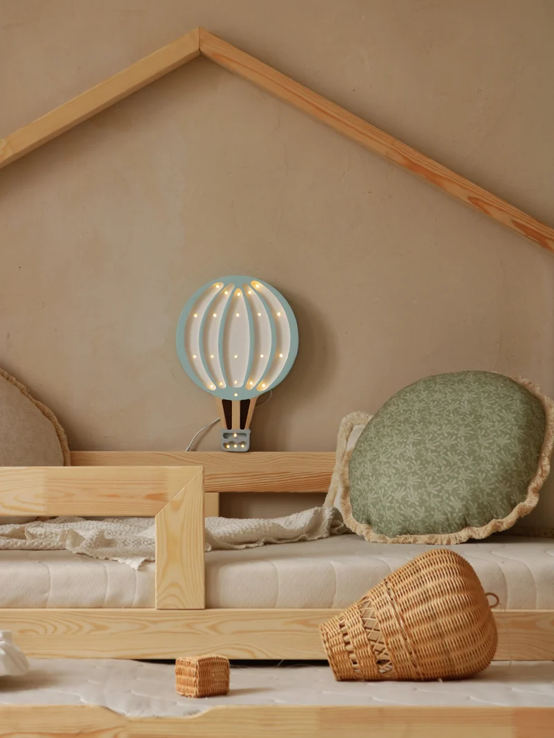 Little Lights Hot Air Balloon Night Light | Blue Sky