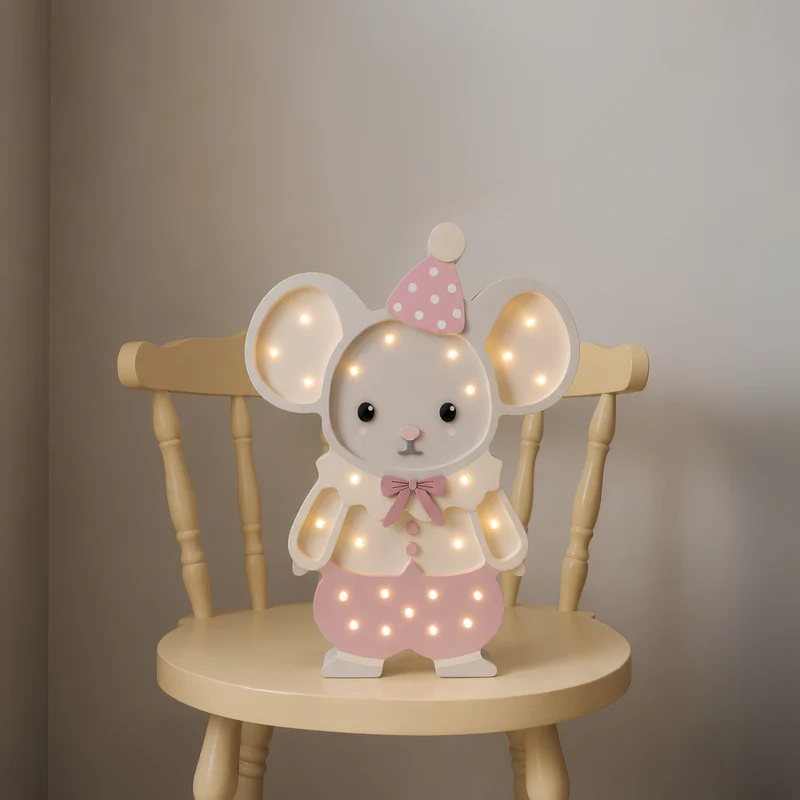 Little Lights Rose the Mouse | Dusty Pink
