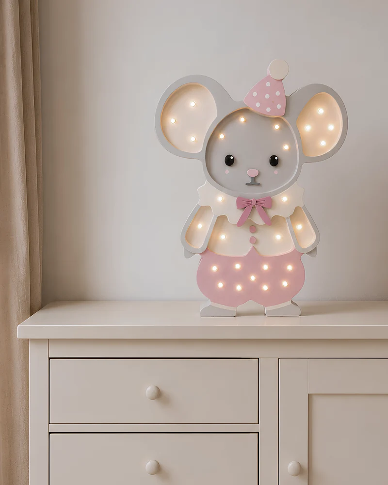 Little Lights Rose the Mouse | Dusty Pink
