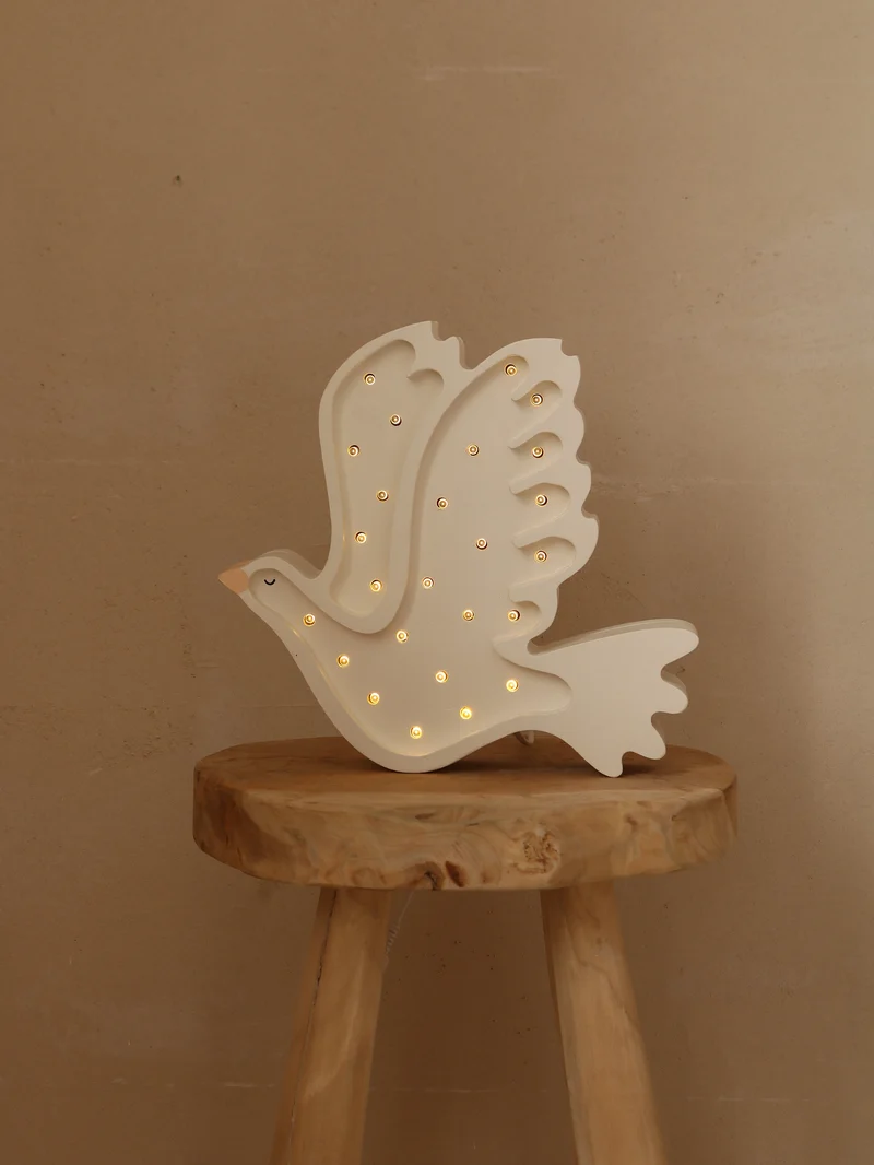 Little Lights Dove Night Light | White
