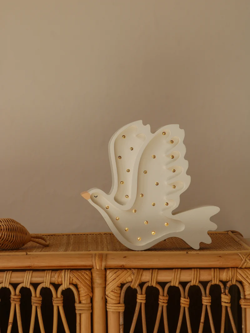 Little Lights Dove Night Light | White