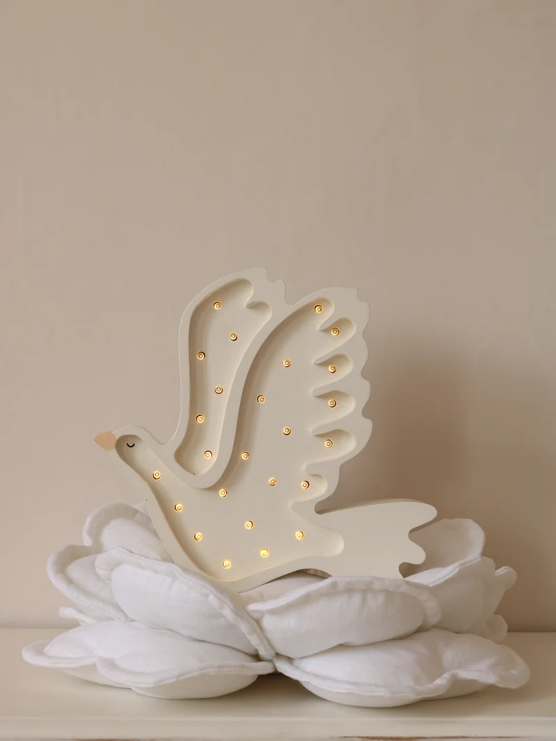Little Lights Dove Night Light | White