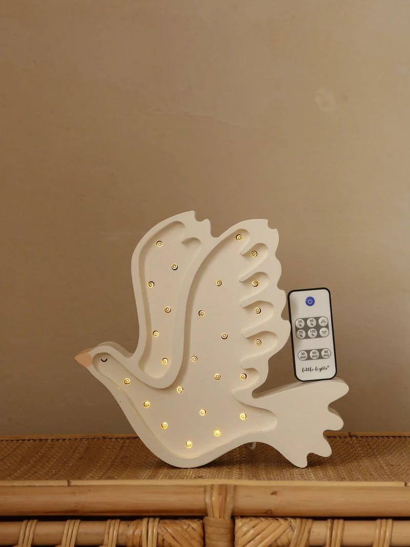 Little Lights Dove Night Light | White