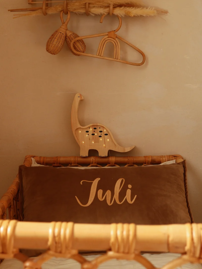 Little Lights Dino Diplodocus Mini Night Light | Jurassic Wood