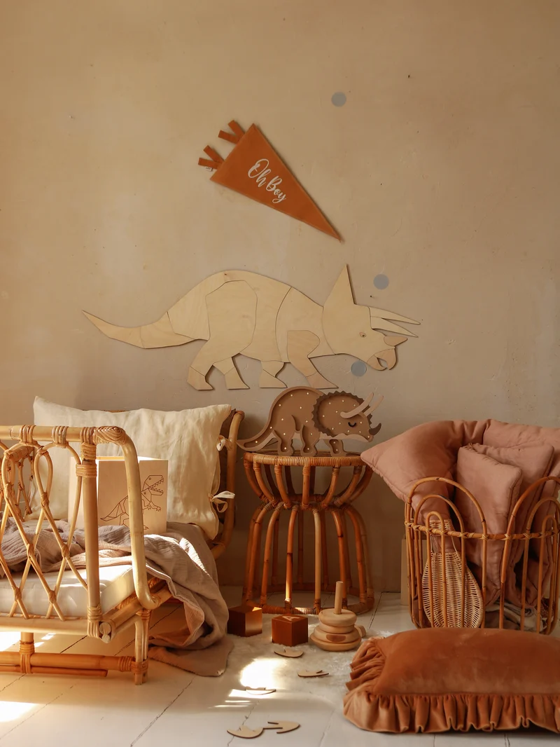 Little Lights Dino Triceratops Night Light | Paleo Sand