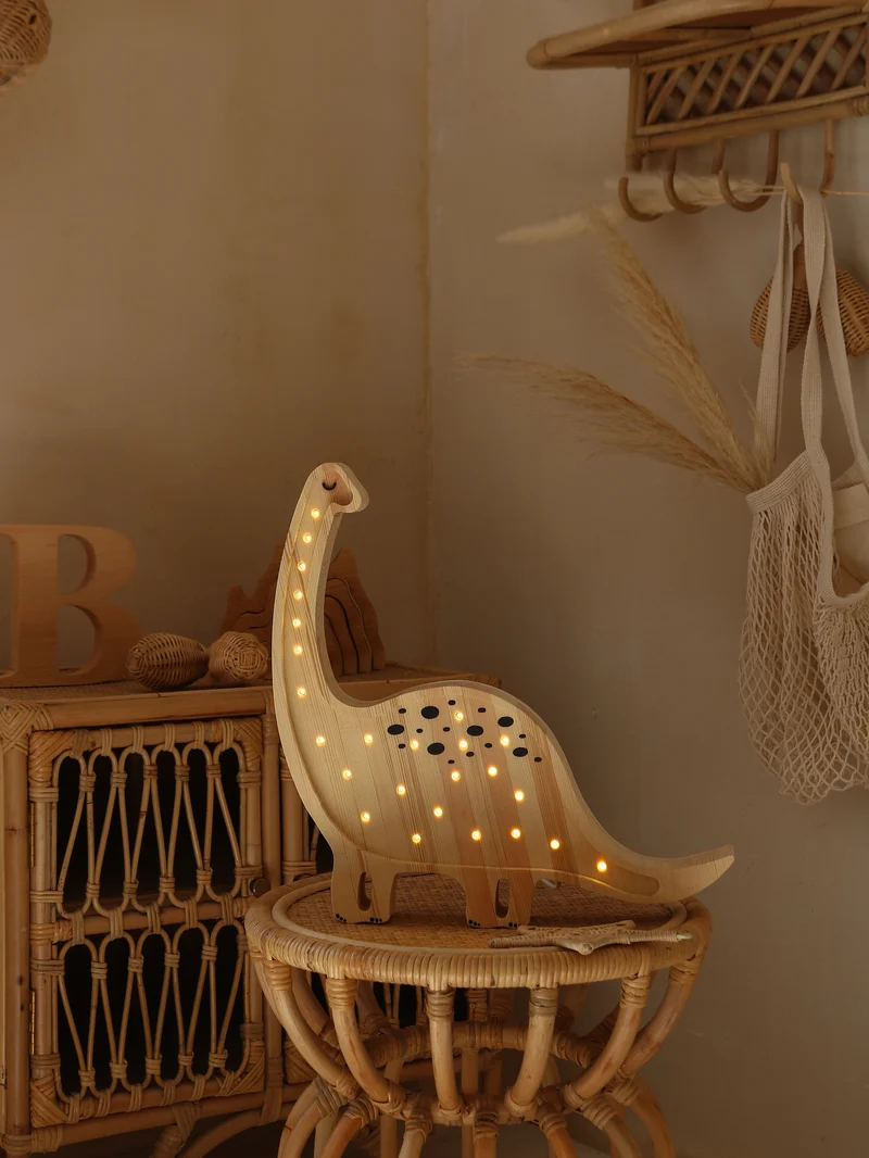 Little Lights Dino Diplodocus Night Light | Jurassic Wood