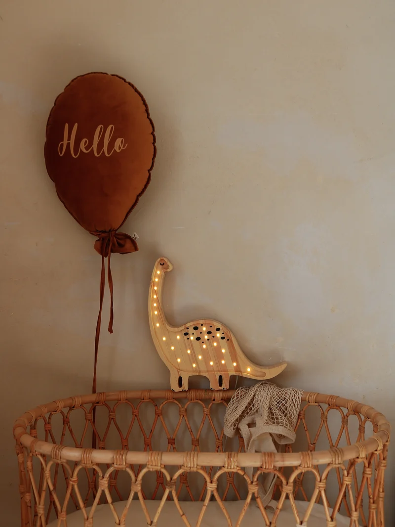 Little Lights Dino Diplodocus Night Light | Jurassic Wood