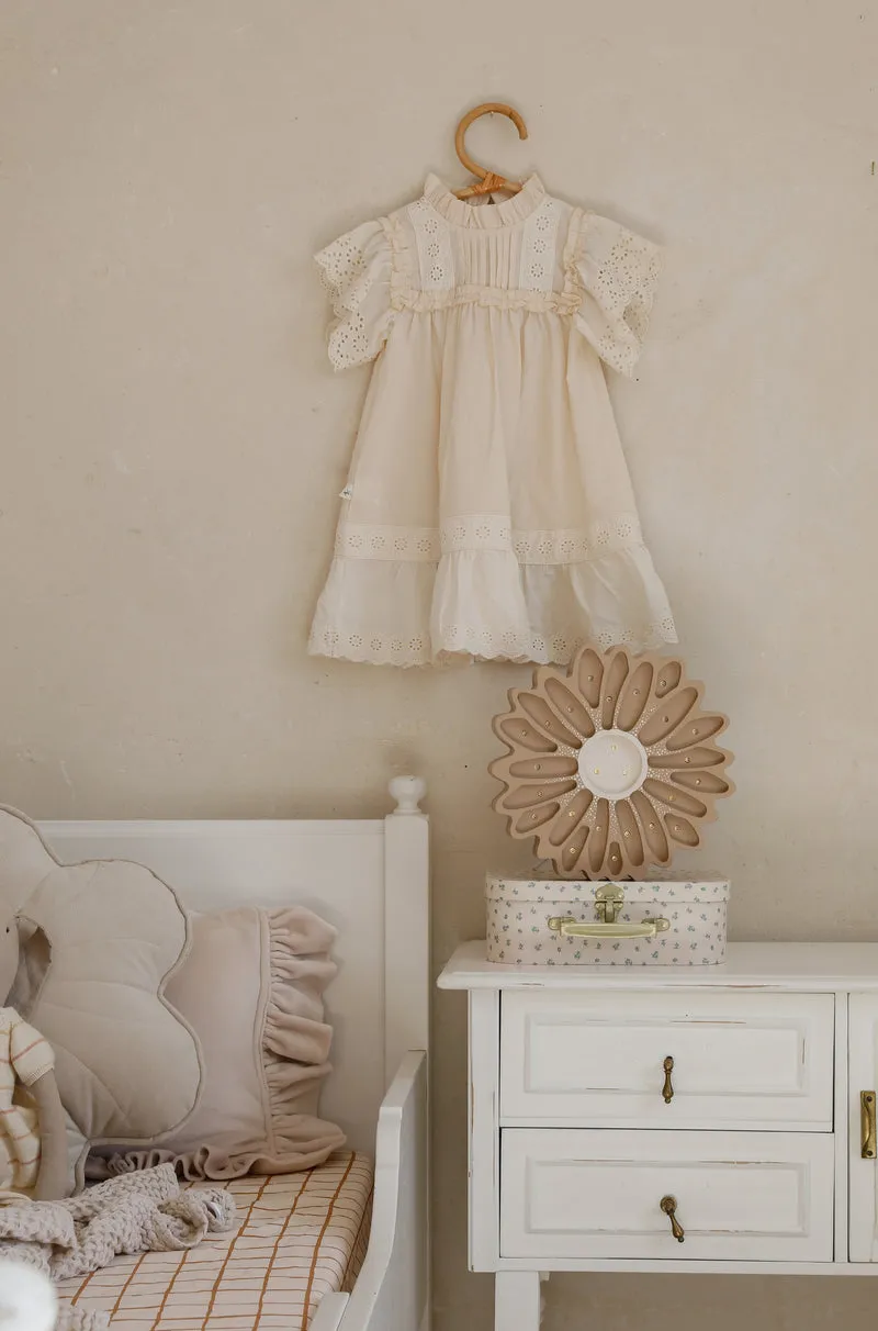 Little Lights Daisy Night Light | Cappuccino Dots