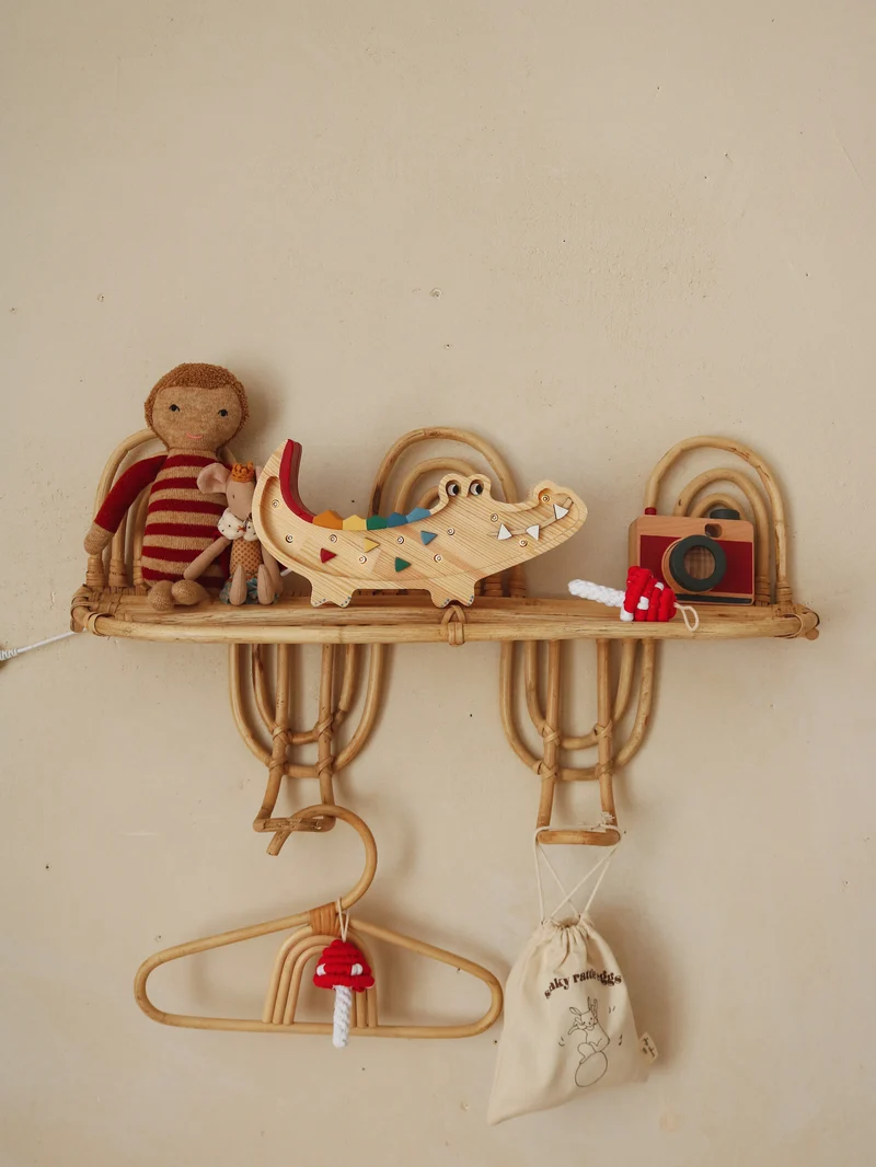 Little Lights Crocodile Mini Night Light | Caribbean Wood