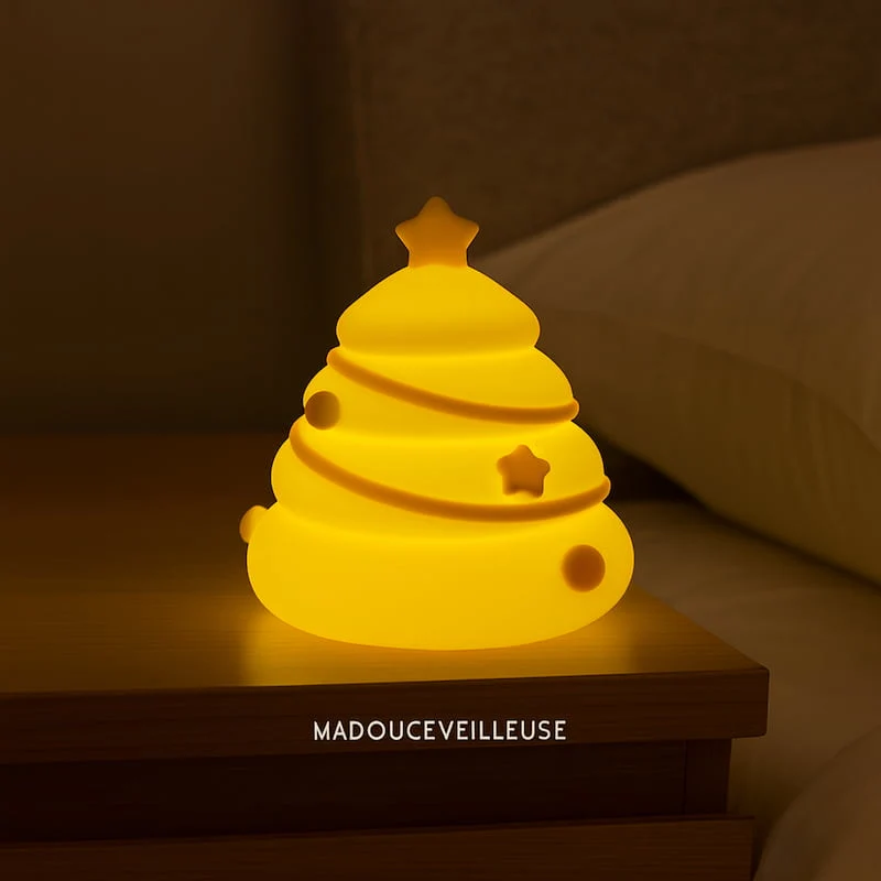 Veilleuse sapin de Noël en silicone - SapiLumi